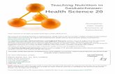 Saskatchewan: Health Science 20 - FHHR National dietary recommendations and Reference Intakes (Canada