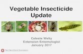 Vegetable Insecticide Update › ... · New product, 2017: Trident • Biological insecticide • B.t.t. = Bacillus thuringiensis tenebrionis • Colorado potato beetle, larvae only