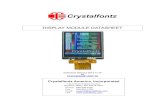 DISPLAY MODULE DATASHEET - Crystalfontz › products › document › ... · Crystalfontz CFAF240320B1-032T-TS TFT Display Module Datasheet Release Date 2015-11-16 Page 4 DISPLAY