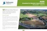 October 2015 Welcome - s3.eu-west-2.amazonaws.com › assets.highways... · elcome to the October newsletter for our A556 Knutsford to Bowdon Improvement Scheme. This is the second