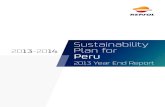 Sustainability Plan for Peru - Repsol · The Sustainability Plan for Peru 2013-2014 includes a number of actions conceived by Repsol and intended to contribute to sustainable development.