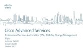 Professional Services Automation (PSA) 120-Day Change … › asset › ... · 2019-04-11 · Professional Services Automation (PSA) At-a-Glance AS Transformational Program §Increases