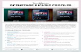 OPENSTAGE 2 MUSIC PROFILES - TouchTunes | Home · 2016-04-07 · OPENSTAGE 2 MUSIC PROFILES LITMPROFILES V.032016 1. TOUCHTUNES HITS Features TouchTunes’ most popular artists, albums