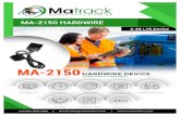 Ma mobile asset tracking MA-2150 ... - GPS Tracking Device · The MA-21 50 Hardwired Real-time GPS tracking device is a cost effective solution for vehicle monitoring and fleet management.