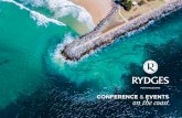 CONFERENCE EVENTS on the coast › accommodation › port-macquarie-nsw › por… · provides exclusive waterfront dining, themed cocktail or dinner parties and breakout options