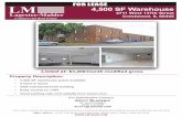 FOR LEASE 4,500 SF Warehouse › d2 › ThqAEQlJ28Wpt1d3... · Real Esbte (708) 713-2240 C«tt— Orland Park, IL 60462 LEASE Crestwood IL 60445 Real Estate Listed at: Well maintained