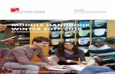 Module Handbook WINTER 2017-2018 - CliSAP · 2017-10-04 · Module Handbook WINTER 2017-2018 ... atmospheric, hydrospheric, cryospheric and biospheric natural sciences with economics