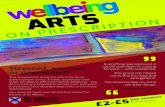 ARTS - 1Life · ON PRESCRIPTION ARTS Stressed, anxious or depressed? This programme using the arts is for those suffering from stress, anxiety, depression and other conditions affecting