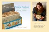 Preserving Family Recipes - American Library …downloads.alcts.ala.org › ce › 20180424_Preserving_Family...2018/04/24  · Glimpsing the Past Through Recipes Eggless, Milkless,