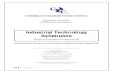 INDUSTRIAL TECHNOLOGY PROGRAMME - CXCcxc.org/.../CSEC/CSECIndustrialTechnologySyllabus.pdf · The revised Industrial Technology programme comprising syllabuses in Electrical and Electronic