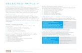 SELECTED TRIPLE P...• Facilitator’s Kit for Selected Triple P (includes Facilitator’s Manual and Seminar Series PowerPoint presentations CD). • Triple P Tip Sheet Series —