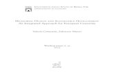 MEASURING HUMAN AND SUSTAINABLE …host.uniroma3.it/dipartimenti/economia/pdf/WP41.pdfMeasuring Human and Sustainable Development: an integrated approach 9 paradigm, natural resources
