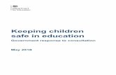 Keeping children safe in education - consultation …...statutory guidance-Keeping children safe in education September 2016 is still in force and is what schools and colleges must