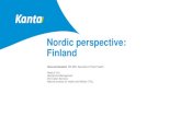 Nordic perspective: Finland - Inera AB...2017/10/02  · Nordic perspective: Finland Vesa Jormanainen MD MSc Specialist in Public Health Head of Unit Operational Management Information