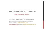 starBase v2.0 tutorialstarbase.sysu.edu.cn/starbase2/downloads/starBase_v2.0_tutorial.pdf · starBase Examples. Pan-Cancer miRNA-lncRNA Select Number of Cancer Types Note: Number