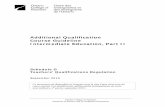 Additional Qualification Course Guideline Intermediate ... · Additional Qualification Course Guideline Intermediate Education, PART II 1. Introduction “The essence of teaching