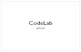 CodeLab - Dynamic Graphics Projectjdeber/aps105h/201201/codelab.pdf · CodeLab : A Powerful Tool for Programming Instruction CodeLab is the web-based interactive programming exercise