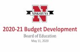 2020-21 Budget Developmentf… · Tier 1 Reductions (4/21) 3.69% 22.4 FTE Recommended Approach 2.15% 35.35 FTE Contingent Budget 0% 53.35 FTE* Updated Tax Levy Scenarios $1.1 Million
