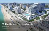 W Residences Fort Lauderdale - Proxio … · W Residences Fort Lauderdale Author: Proxio Showcase Subject: Brochure of the property W Residences Fort Lauderdale Keywords: W Residences