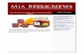 This Month's Autoship: Sweet Orange & Chili Table of ...… · use in the business. Darren Sanford My 10 Years+ With Mia Bella's! I started in Mia Bella when all we had was one 14