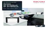 B&W Multifunction Laser Printer RICOH SP 377DNwX SP 377SFNwXcat.taptheweb.net/files/ricohbrochures/377.pdf · Find the easy answer to some of your most demanding workplace challenges.