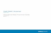Operational Best Practices Guide - Dell · Operational Best Practices Guide ... Protecting Avamar Desktop/Laptop Clients 69 ... Contact the technical support professional when a product