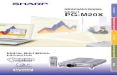 BRUKSANVISNING oduktion PG-M20X - Sharp Global · The supplied CD-ROM contains operation instructions in English, German, French, Swedish, Spanish, Italian, Dutch, Portuguese, Chinese