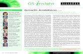 Issue 4 In this issue Growth Ambitions - Sheffield Haworth€¦ · Issue 4 In this issue Welcome to the 34th edition of GS-insight, ... In fact, growth and internationalisation have