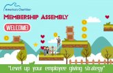Membership Assembly 2016 - Workplace Giving, Employee ...s Next for the CFC - Digging into...Federal Employee Volunteer Program Director. ... Consider scaling. The more satisfied employees
