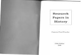 Research Papers in History3 Seminar topics. In historical seminars, and sometimes in other courses, the instructor will assign the research topics. A seminar in which all the students