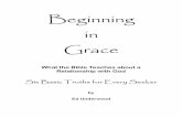 Beginning Beginning iinn in in Grace Gracemedia1.razorplanet.com/share/511892-9884/siteDocs... · 2013-02-05 · The biblical record shows God's relentless pursuit of us so that He