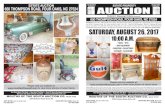 ESTATE AuCTiON ESTATE PROPERTY 650 THOMPSON ROAD, …mouthsofthesouth.com/wp-content/uploads/2017/08/... · 8/26/2017  · Watch for auction signs. ESTATE AUCTION STARTING AT 10:00