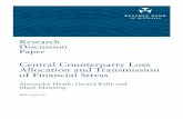 Central Counterparty Loss Allocation and …...Central Counterparty Loss Allocation and Transmission of Financial Stress Alexandra Heath*, Gerard Kelly* and Mark Manning** Research