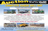 RAIN OR SHINE COMPLETE RANCH SELL-OUTBUGGIES • HARNESS & TACK • FENCING SUPPLIES • RIDING MOWERS ... • WELDERS • AIR COMPRESSORS CULTIVATOR PARTS • FUEL TANKS • FARM
