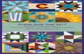 Grand Quilt Trail 2017 - Grand County · A quilt trail is a series of painted wood quilt squares installed at locations along a route, emphasizing significant architecture and/or