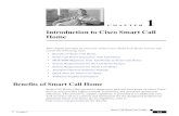 Introduction to Cisco Smart Call Home › ... › SCH31_Ch1.pdf · Introduction to Cisco Smart Call Home This chapter provides an overview of the Cisco Smart Call Home service and