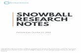 RESEARCH SNOWBALL · PDF file sellers, thus creating more sellers, which circles back to more supply.” b) Barriers to Entry The company’s warehouse can be replicated – in fact,