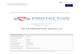 D6.10 PROTECTIVE System v3 · Project Number: 700071 D6.10 PROTECTIVE System v3 PROTECTIVE | Executive Summary 5 Executive Summary The PROTECTIVE System v3 is the third release of
