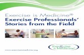 Exercise Professionals’ Stories from the Field...Exercise is Medicine® Exercise Professionals’ Stories from the Field • 5 Alexis Batrakoulis (Larissa, Greece) About Alexis: