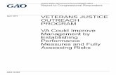 GAO-16-393, Veterans Justice Outreach Program: VA Could ... · dedicated to veteran offenders . According to VA data, the number of veterans served by the program increased 72 percent