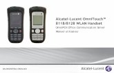 8118/8128 WLAN Handset OXO Manuel utilisateur · Le MENU est accessible à partir de l’écran d’accueil, en appuyant sur la touche OK. Profil (volume, sonneriee, vibreur, son