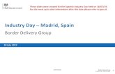 Industry Day Madrid, Spain · Industry Day - Madrid, Spain Mitigations 3 main mitigations OFFICIAL Improve “trader” readiness •Major work on communications over the summer.