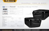 AutoMax 130C & 200C - Office Products, Stationery ...€¦ · THE WORLD’S TOUGHEST SHREDDERS ©2015 Fellowes, Inc. Small Office/Home Office Auto Feed Shredders AutoMax ™ 130C