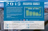 2 0 1 9 Executive Budget Dutchess Countydutchessny.gov › test101 › 2019-Budget-In-Brief-Final.pdf · Dutchess County Executive Budget Rhinebeck Starr Library November 20th, 6PM