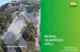BORAL QUARRIES HALL...Introducing our new Quarry Manager ˃ About Nick: ˃ Completed degree in Mechanical Engineering at Newcastle University ˃ Worked as Undergraduate Engineer at