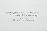Searching for Extrasolar Planets with Gravitational ...nexsci.caltech.edu/sagan/2009postdocs/dong_slides.pdf · Searching for Extrasolar Planets with Gravitational Microlensing Subo