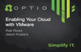 Enabling Your Cloud with VMware - optiodata.com€¦ · Software-defined Datacenter Services vSphere Distributed Switch VXLAN fabric VDC Software-defined Datacenter Services vCloud