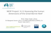 NESP Project: 3.2.2 Assessing the human dimensions of the … · 2017-12-14 · ACS3 Adoption of responsible/ best practice – GBR recreational/ artisanal users 3 ACS4 Adoption of