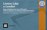 Listen Like a Leader - E Source · sophisticated solution to utilities, we’ve partnered with Qualtrics, the global leader in employee and customer experience management software.