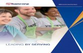 LEADING BY SERVING - US Bank...Leading by example demonstrates leading from the inside – out. “All of US serving you” delivers the essence of “All of US serving you” delivers